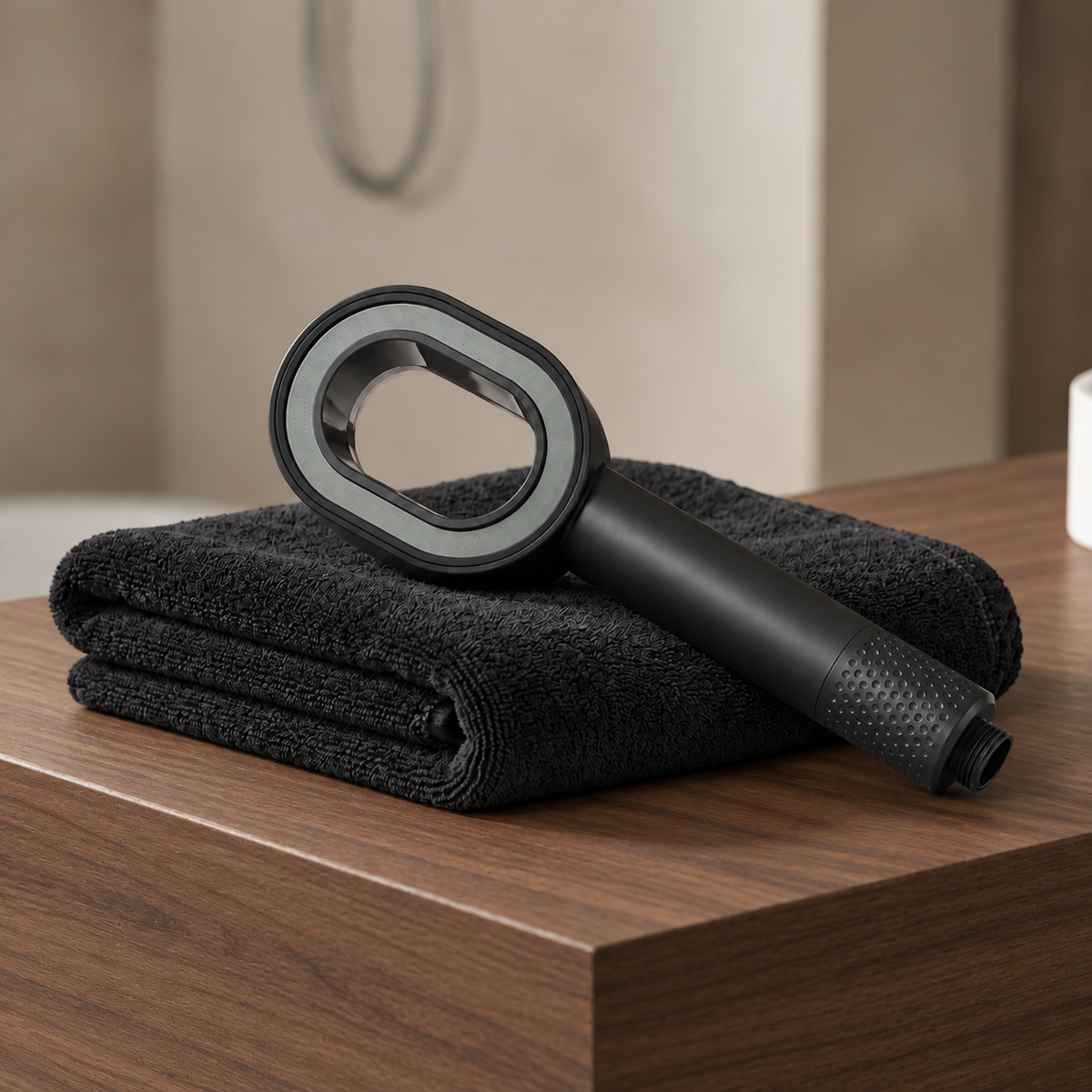 Rituva Filtered Showerhead — Black